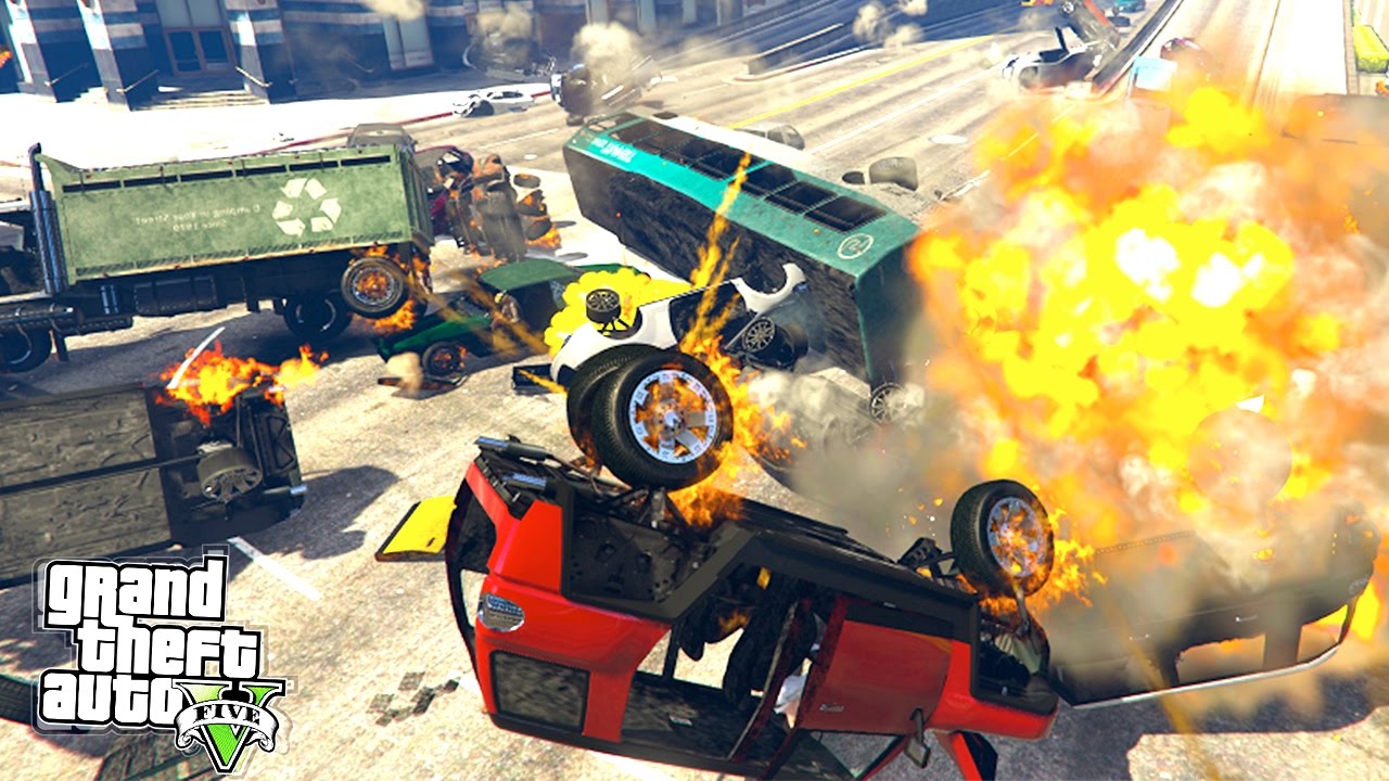 RIDICULOUS GTA 5 CAR CHAOS MOD! (GTA 5 Mods)
