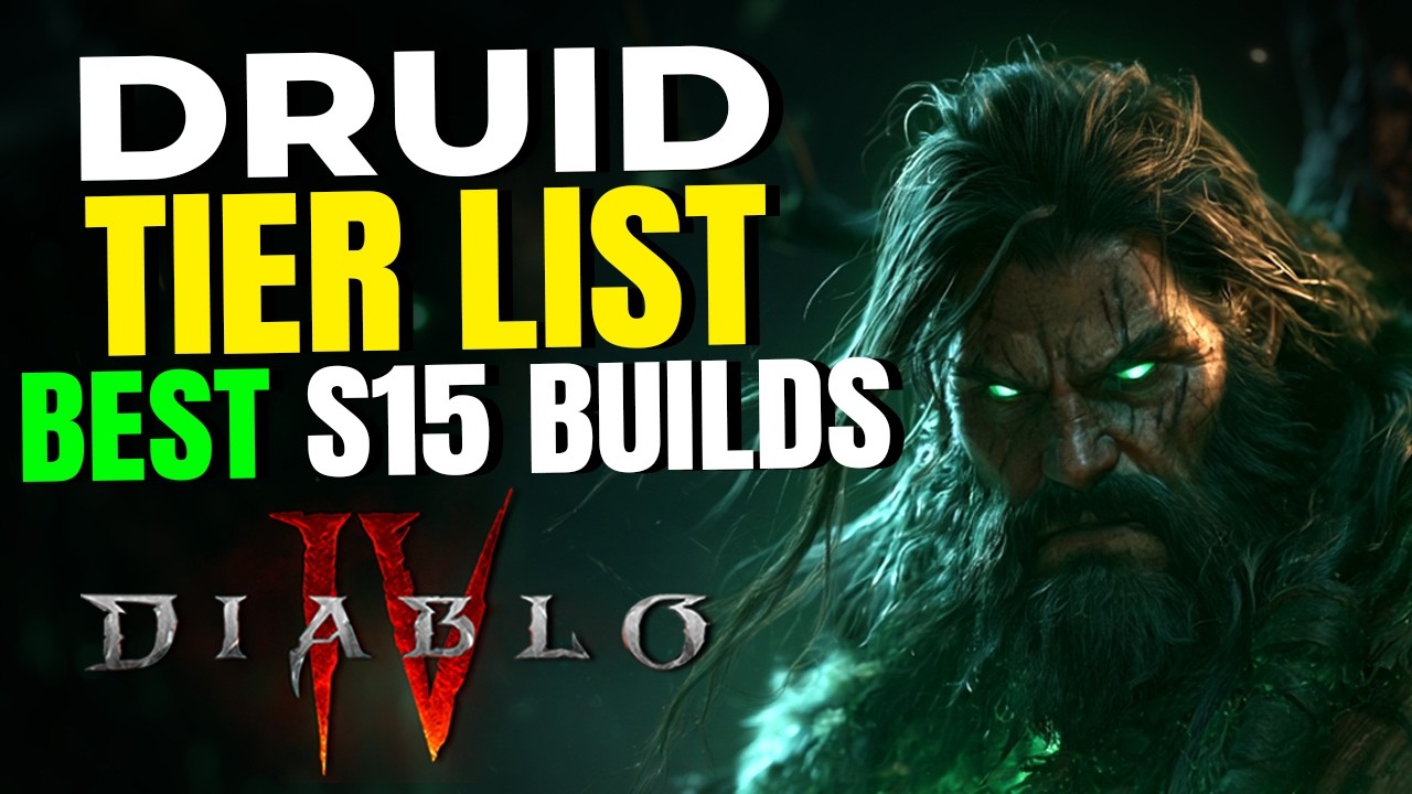 ЛУЧШИЕ билды на друида в Diablo 4: Сезон 15! Тир-лист и гайды по друиду