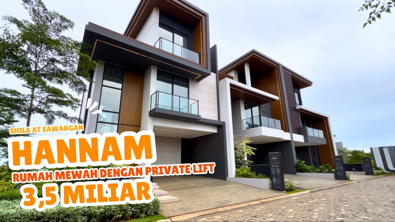 HANNAM || TIPE 8x16 RUMAH MEWAH AT SAWANGAN HARGA 3,5 MILIAR!!