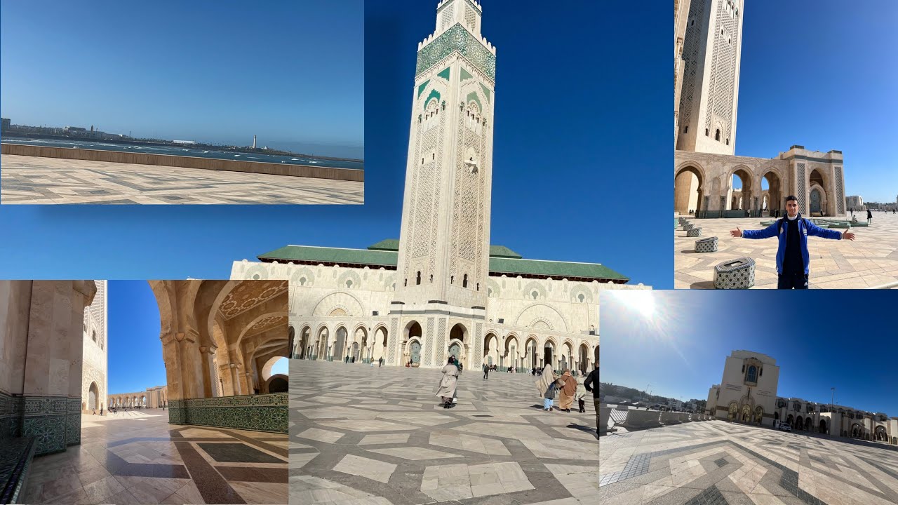 جولة سياحية في أكبر مسجد🕌 مسجد الحسن الثاني❤️#world Mosquée hassan 2#casablanca #mosque  