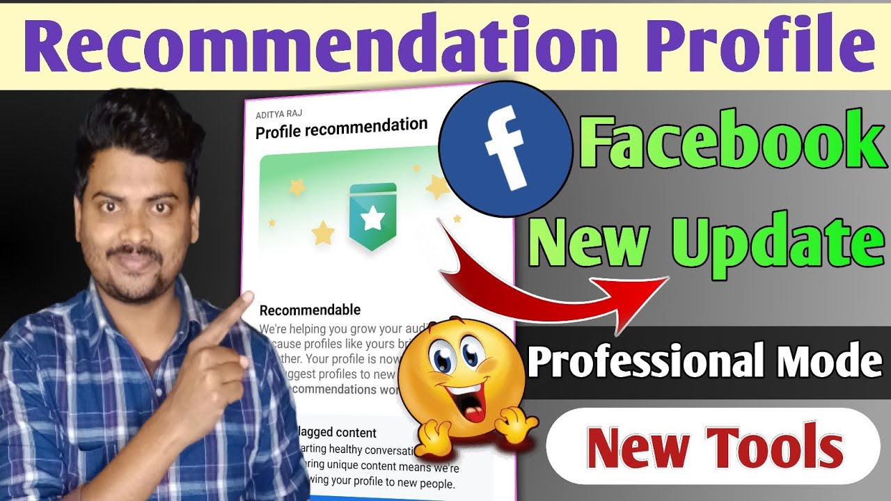 Facebook Profile Recommendations| Facebook New Update 😱| Facebook Professional Mode New Tools ✅