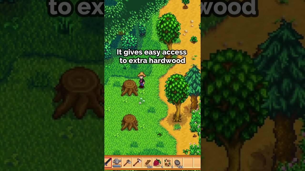 I love the forest farm #stardewvalley