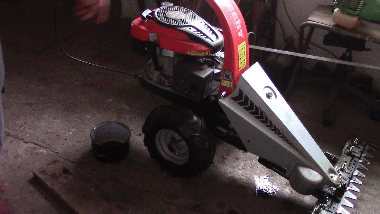 Údržba kosačky hecht