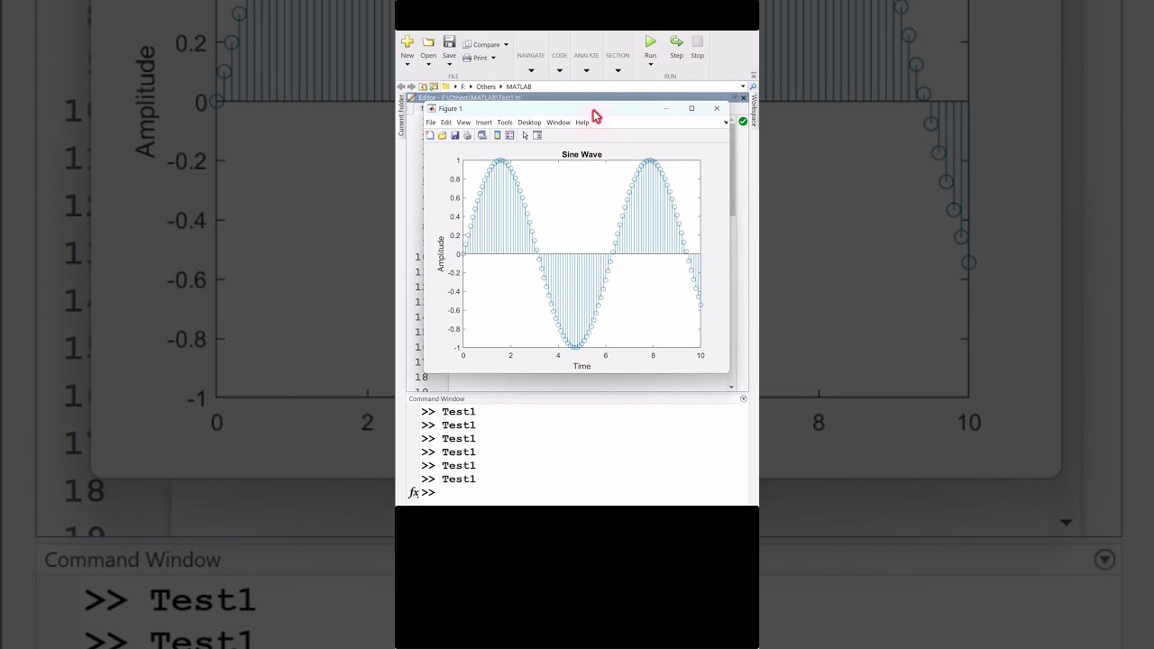 Plot and subplot in MATLAB | MATLAB Shorts 12 | #shorts #MATLAB #implearn