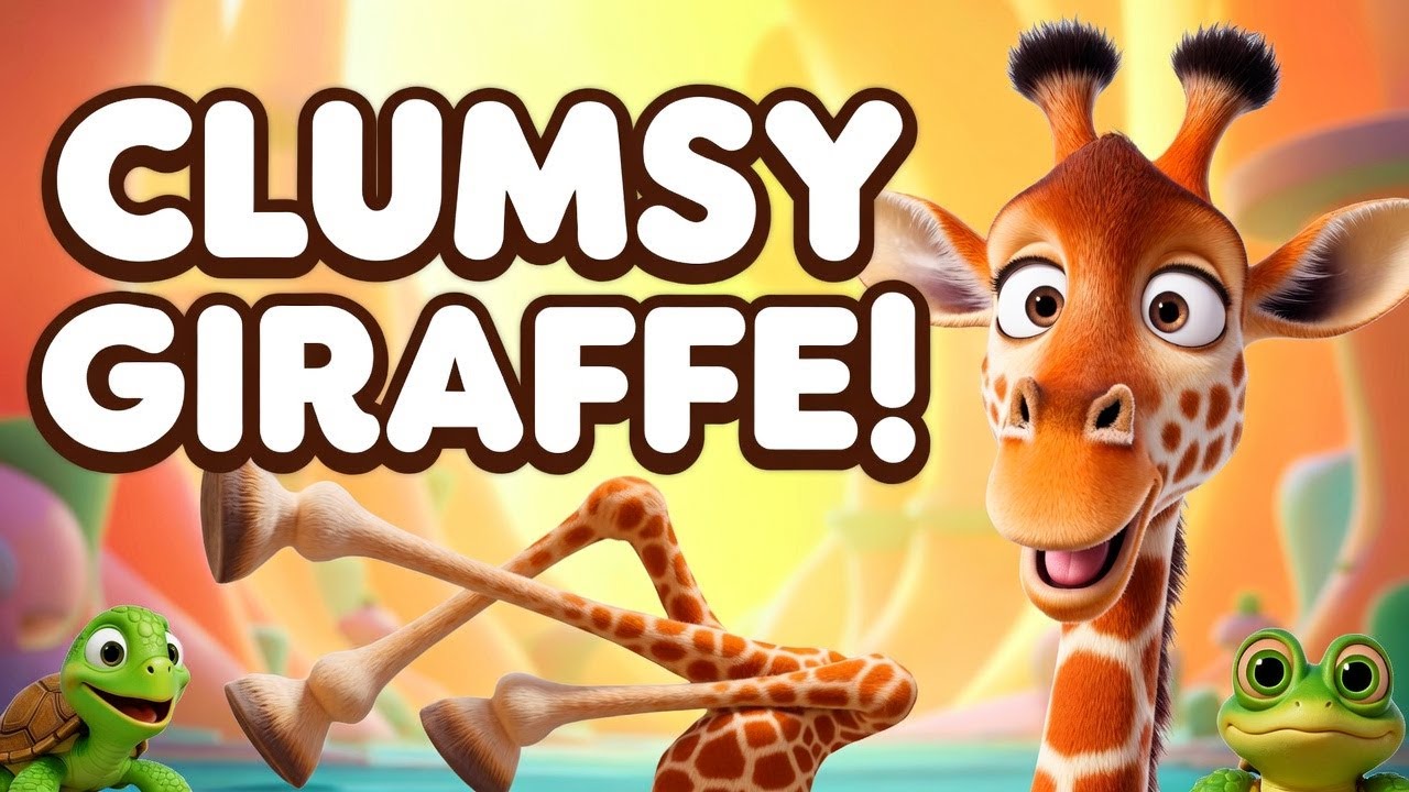 Gerald the Clumsy Giraffe – Fun Kids Rhyme & Heartwarming Story!