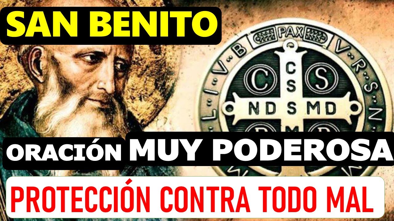 🔥 ¡ESTA ORACIÓN A SAN BENITO CAMBIÓ MI VIDA! | Protección Poderosa Contra TODO Mal ⛪ #Fe