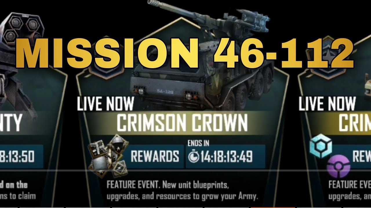WCRA:Crimson Crown Mission 46-112 ( CRUSADER and SAVARAN EVENT )