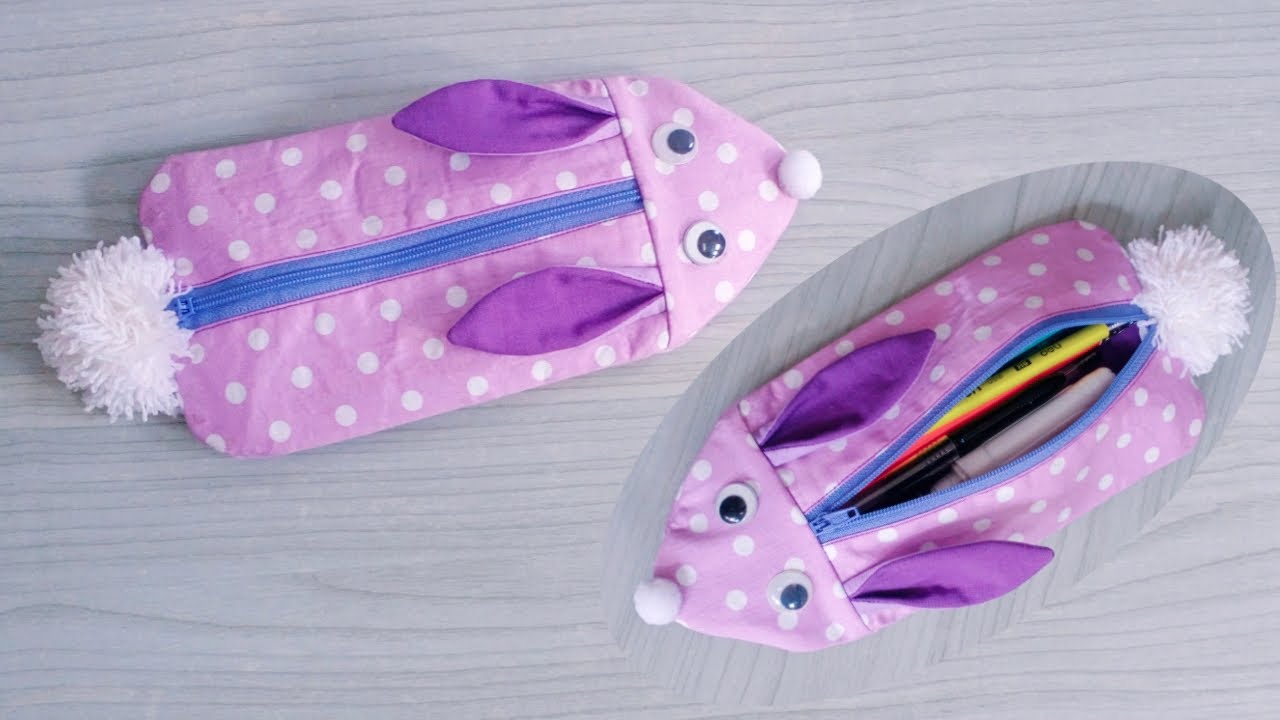 Cute Pencil Case DIY | Pen Pencil Pouch Easy Tutorial