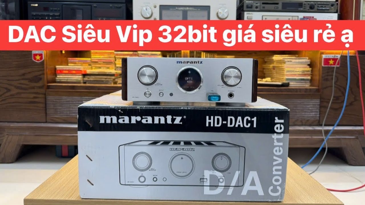DAC Giá Siêu rẻ⛔️ Marantz HD-DAC1 full shop #giảimã #dac #audio #marantz #marantzhddac1 #32bit