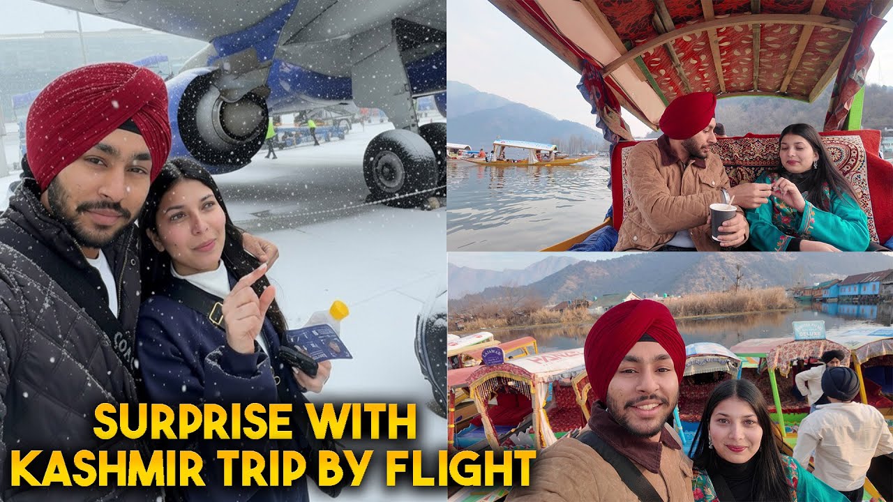 Family Nu Kashmir Trip Surprise Ditta 😍✈️ | Reaction Was Priceless 🥺❤️ - Best Family Surprise Ever✈️