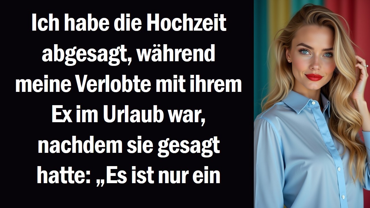 Ich habe die Hochzeit abgesagt, während meine Verlobte mit ihrem Ex im Urlaub war, nachdem