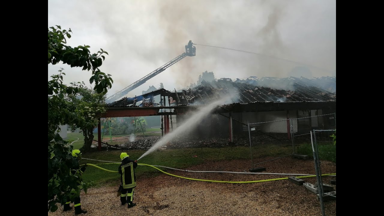 Feuer zerstört Kindergarten in Heuchelheim: vier Millionen Euro Schaden