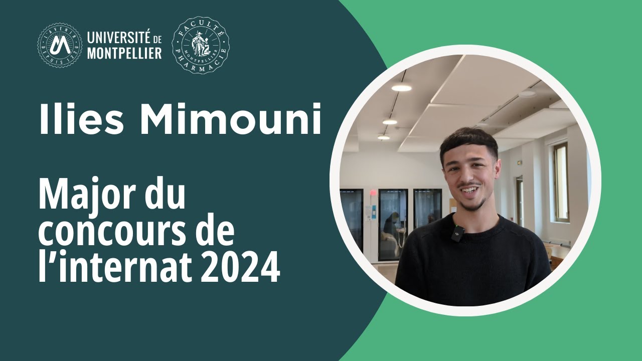Ilies Mimouni, major du concours de l'internat 2024