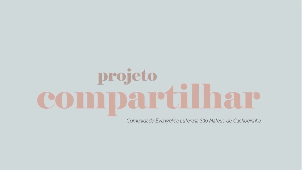 Histórias Bíblicas | Projeto Compartilhar | Comunidade São Mateus