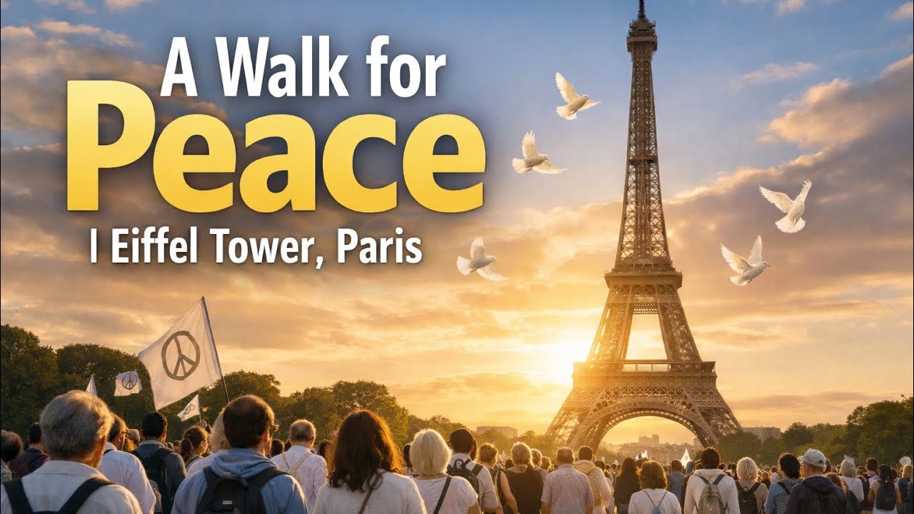 A Walk for Peace | Eiffel Tower, Paris