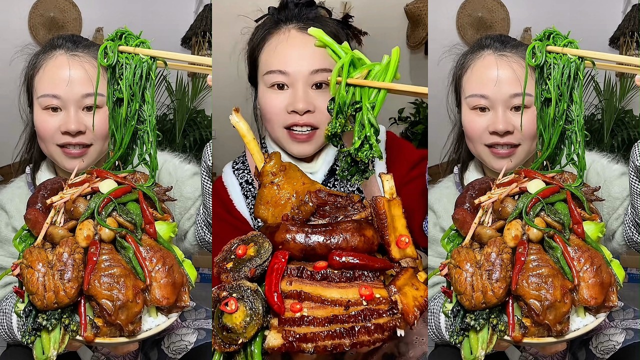 👩‍🍳🔥 Yummy Homemade Dishes – Hot and Ready! Enjoy Meat, Fish & Fresh Boiled Greens!🥩 🌶️