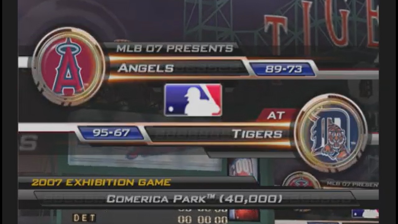 MLB 07 The Show Gameplay to chill with Loa Angeles Angels vs Detroit Tigers Game 1
