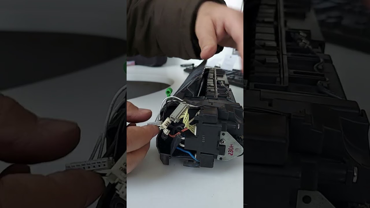 Repair fuser toshiba 365se and replacement thermostat.