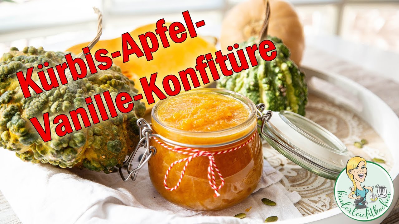 Kürbis-Apfel-Vanille-Konfitüre mit dem Thermomix