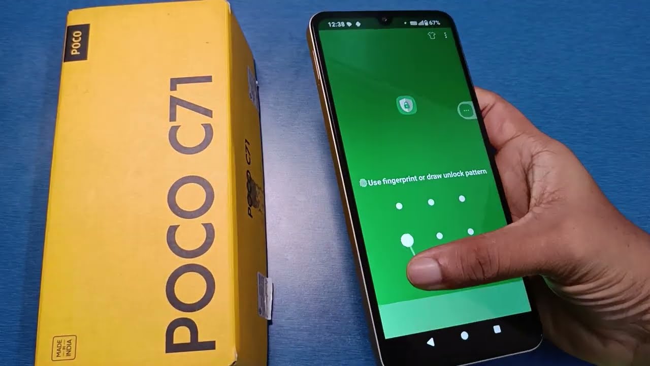 Poco C71 me App Lock  kaise karen || How to Set App password?