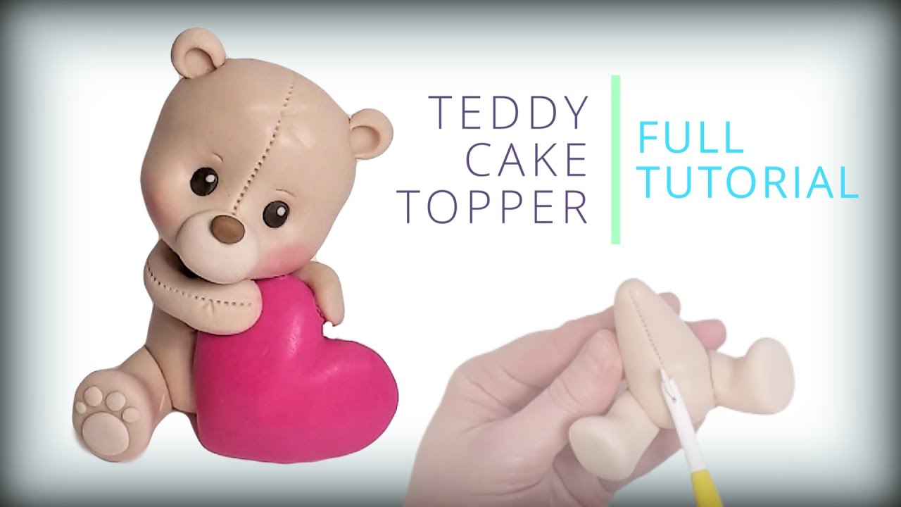 Make your own bear cake topper