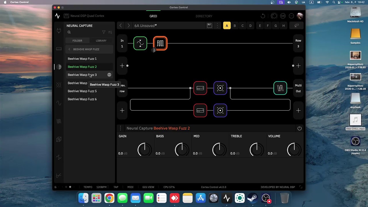 Quad Cortex presetek készítése / teszt adás