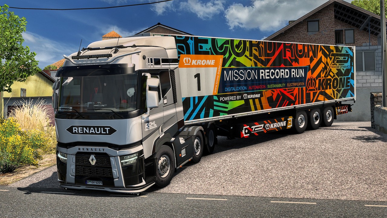 Delivering Across Country Roads Of Spain | Renault T | #ets2 1.51
