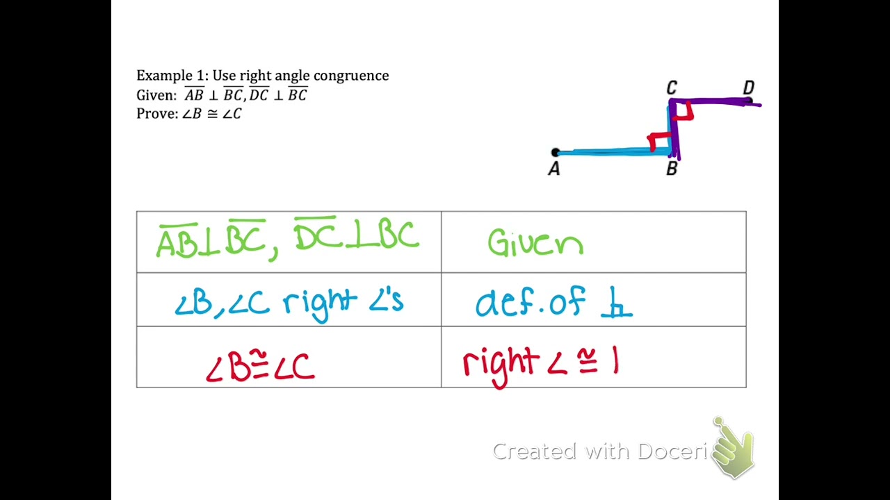 2.7 Prove Angle Pair Relationships
