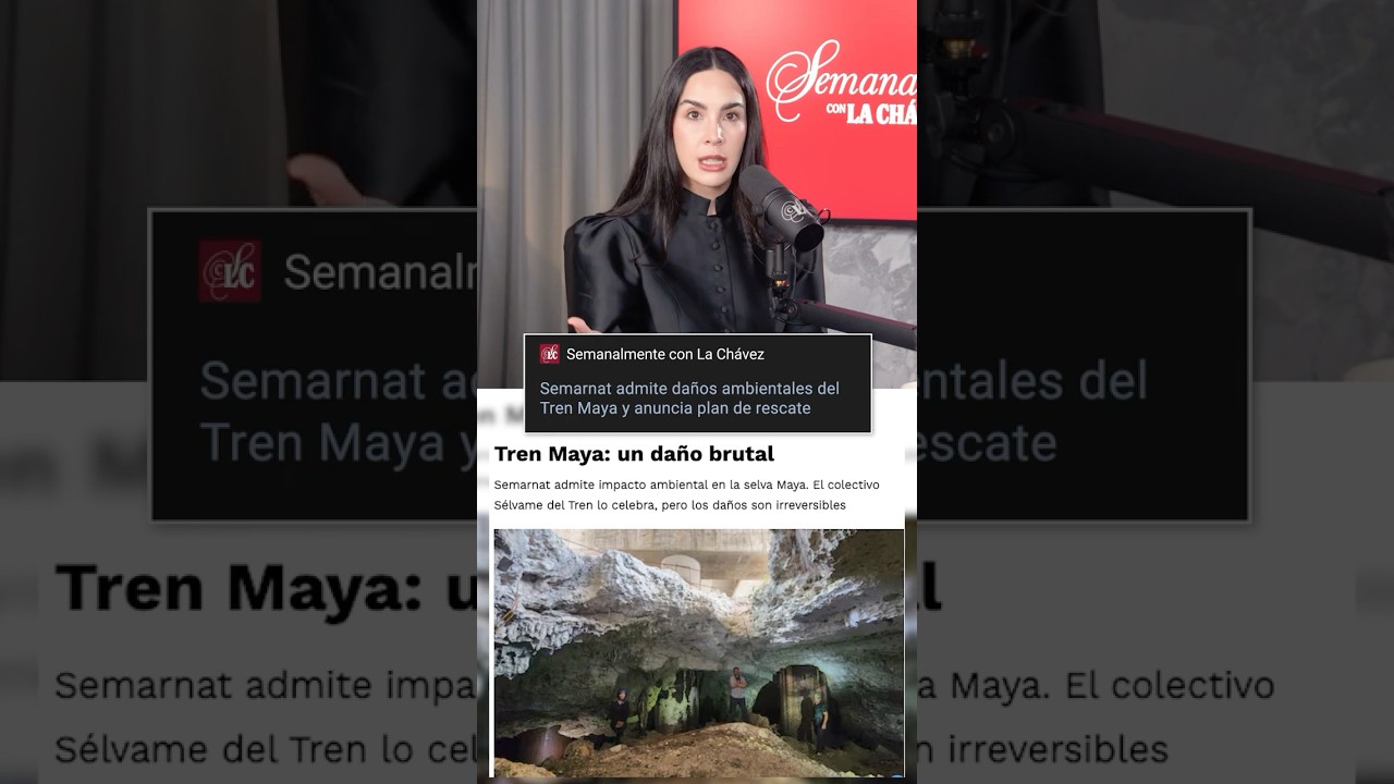 Semarnat admite da&ntilde;os ambientales del Tren Maya y anuncia plan de rescate