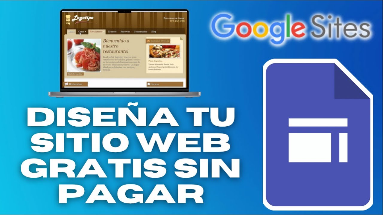 💻Como Crear un SITIO WEB con Google Sites Paso a Paso 2025