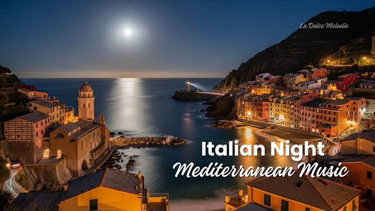 🎶 Italian Morning to Night Ambience 🌊 Relaxing Mediterranean Music for a Calm Day
