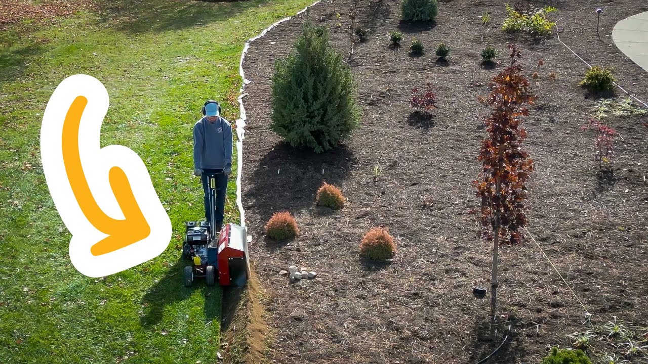 The Ultimate Flower Bed Edging Machine (Brown Bed Edger) | The Southerner's Northern Garden