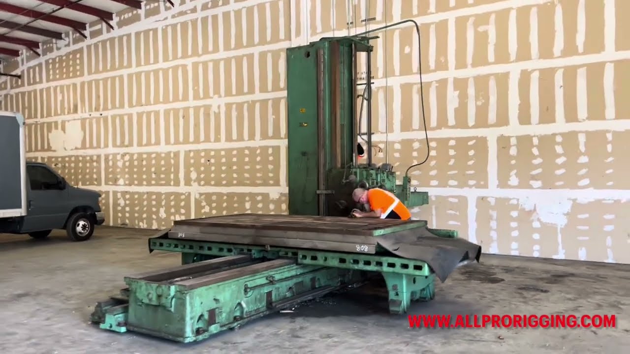 Rigging and Dismantling a 60,000Lbs Boring Mill- Jacksonville, FL