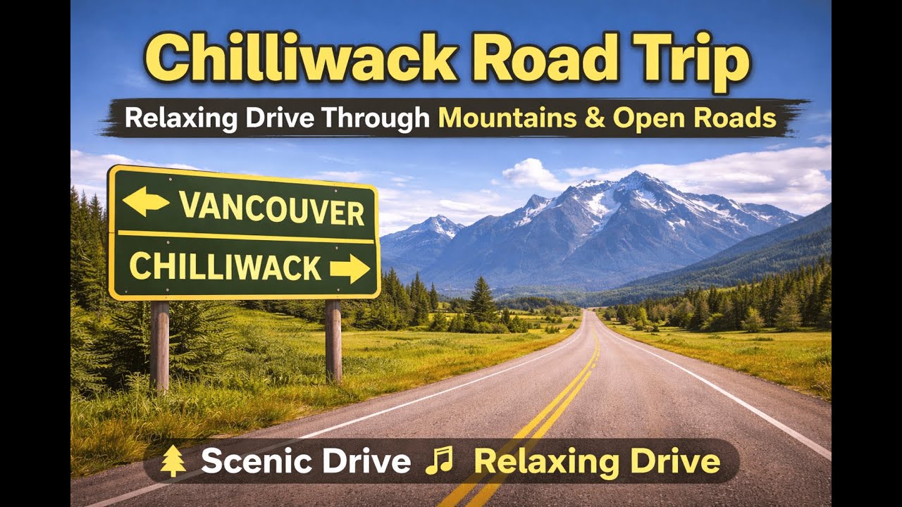 Chilliwack Road Trip | Relaxing Drive Through Mountains & Open Roads