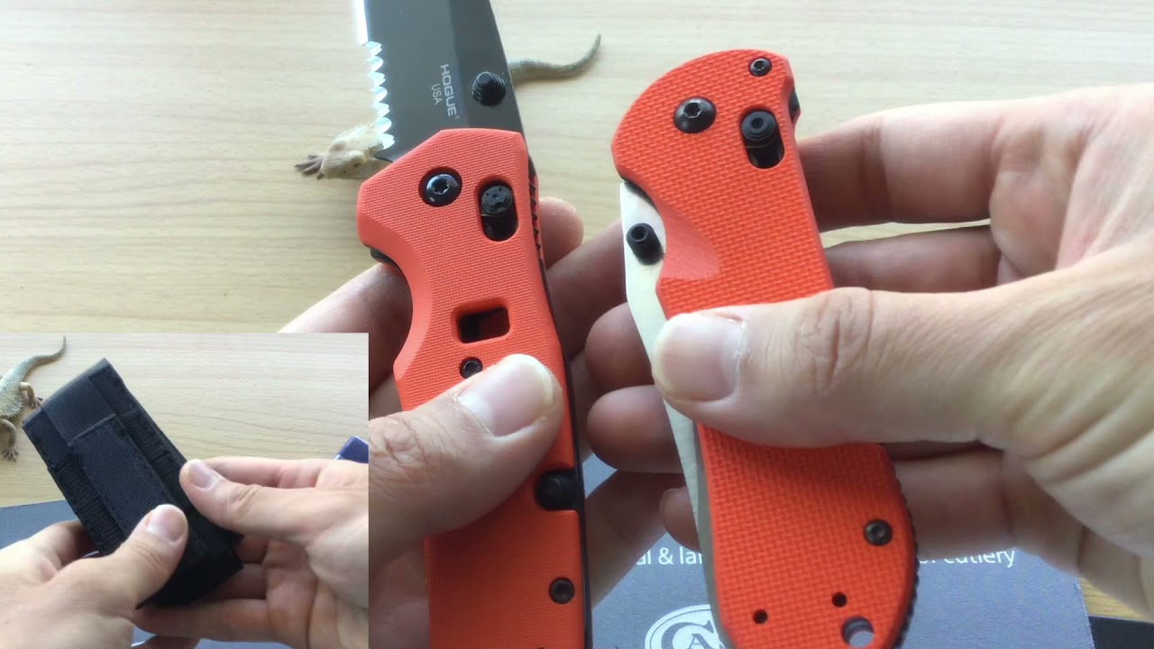Hogue trauma knife vs Benchmade triage!hogue,benchmade,spyderco,emerson,microtech,protech,triage