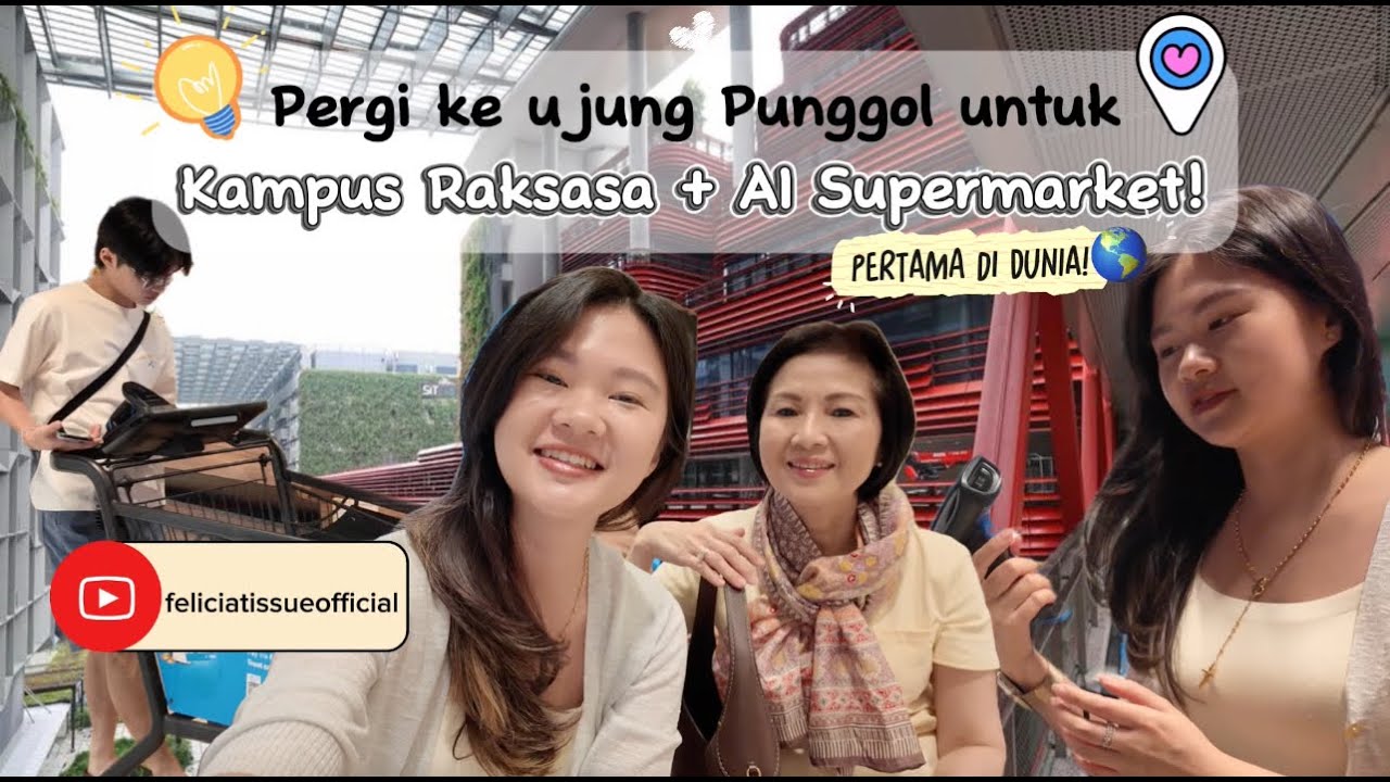 [𝐏𝐮𝐧𝐠𝐠𝐨𝐥 𝐂𝐨𝐚𝐬𝐭🇸🇬 𝐕𝐥𝐨𝐠] ✨ Jalan-Jalan ke Ujung Punggol + Belanja Pakai AI Trolley! 🛒