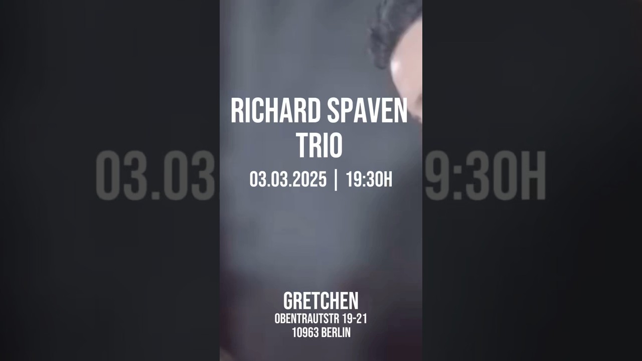 Richard Spaven Trio - #live @ #Gretchen, Berlin - March 3rd, 2025 - #dontmiss #RichardSpaven #drums
