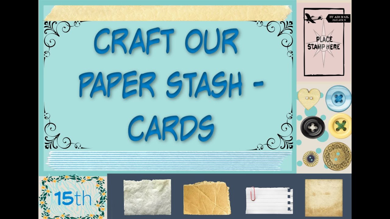 Craft Our Paper Stash // Cards // October// Winter Frost