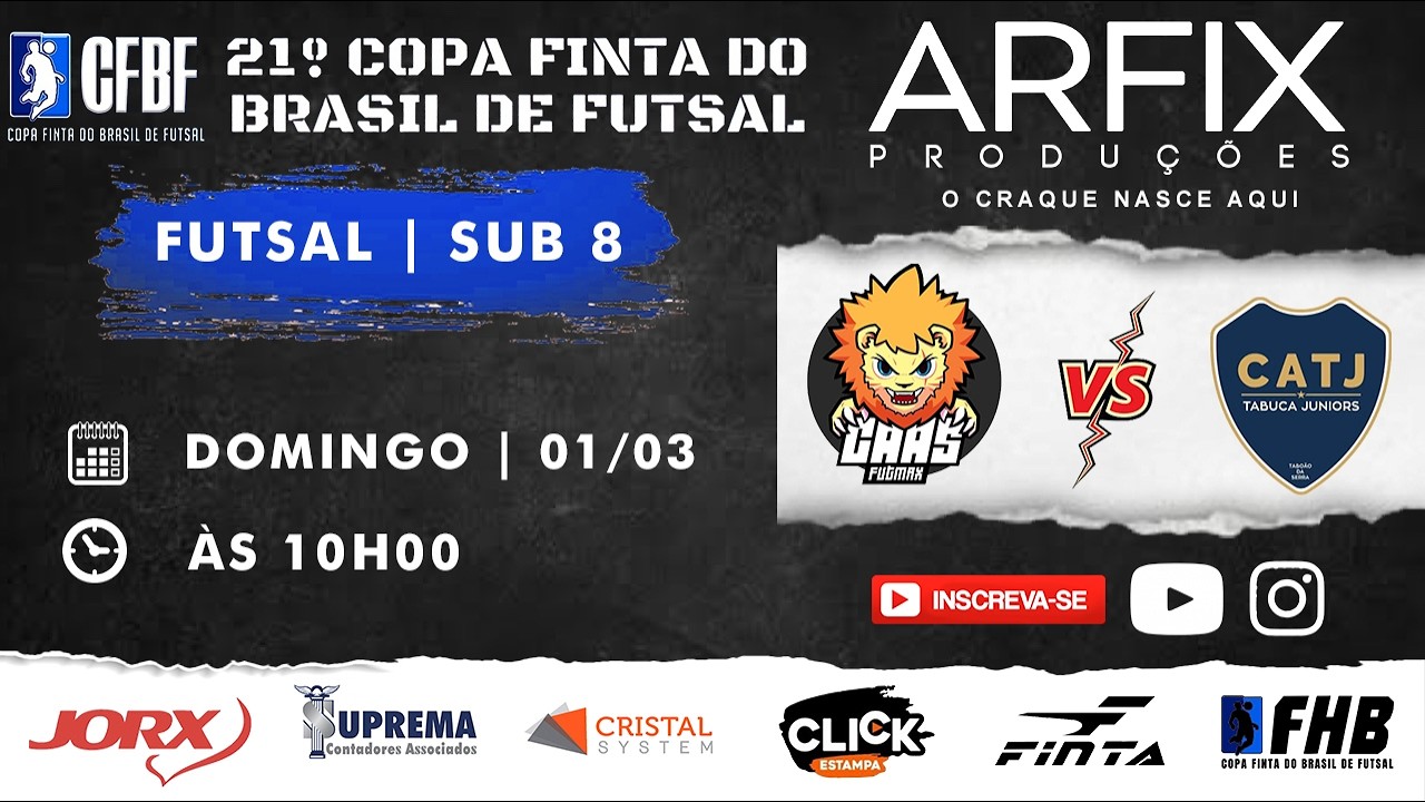 CAAS x TABUCA JRS - FUTSAL | SUB 8