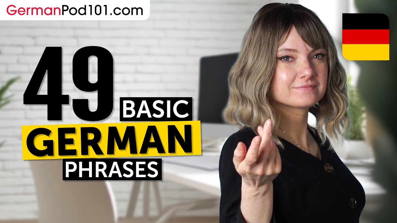 48 Basic German Phrases for ALL Situations to Start as a Beginner