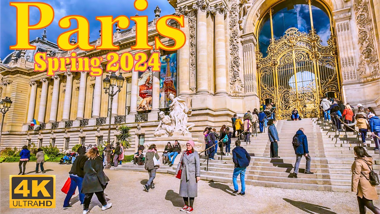 Paris, France🇫🇷 - Paris April 2024 - 4K HDR - Walking Tour  | Paris 4K | A Walk In Paris