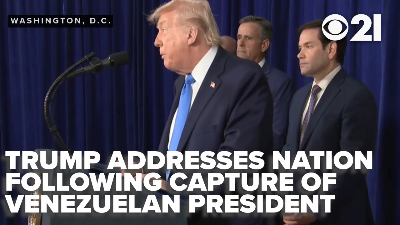 LIVE NOW: President Trump speaks following capture of Venezuelan president Nicolás Maduro