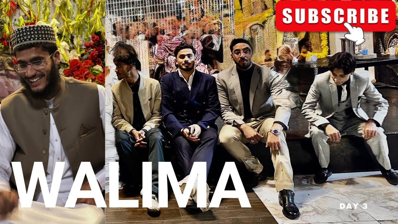 WALIMA ka din ( biggest walima both zada  mheman aye🤣)