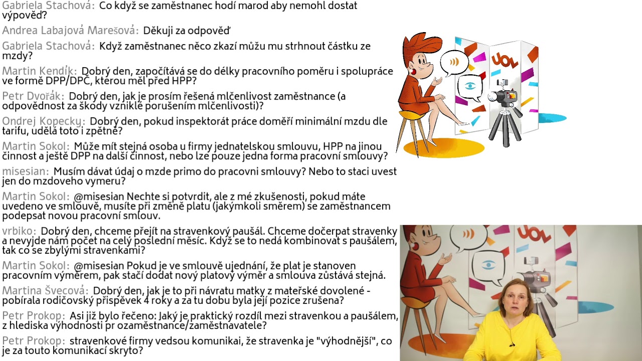 UOL webinář: Základy mezd a personalistiky pro majitele firem 🔴