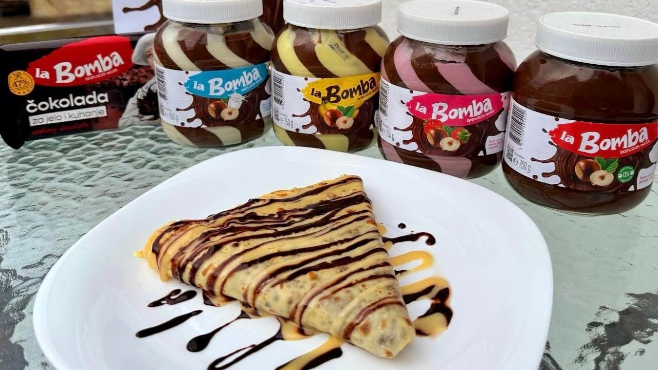 Palacinak sa kremom//RECEPT ZA TANKE I SAVRSENE PALACINKE