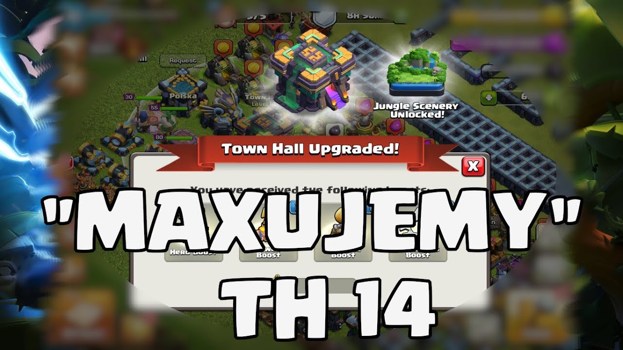 UPDATE TH14 MAXUJEMY 💥 SKRÓT Z LIVE 💥 CLASH OF CLANS 2021