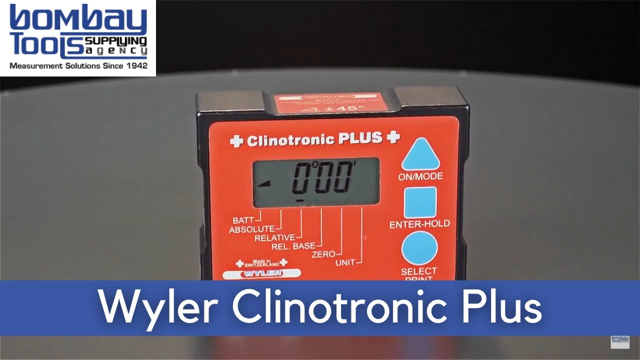 Measure inclination with Wyler ClinotronicPlus | Bombay Tools