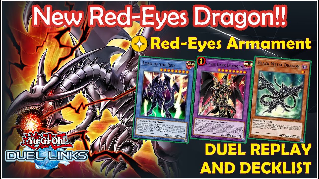 NEW RED-EYES CARDS & SKILL !! [RED-EYES ARMAMENT] || YU-GI-OH! DUEL LINKS