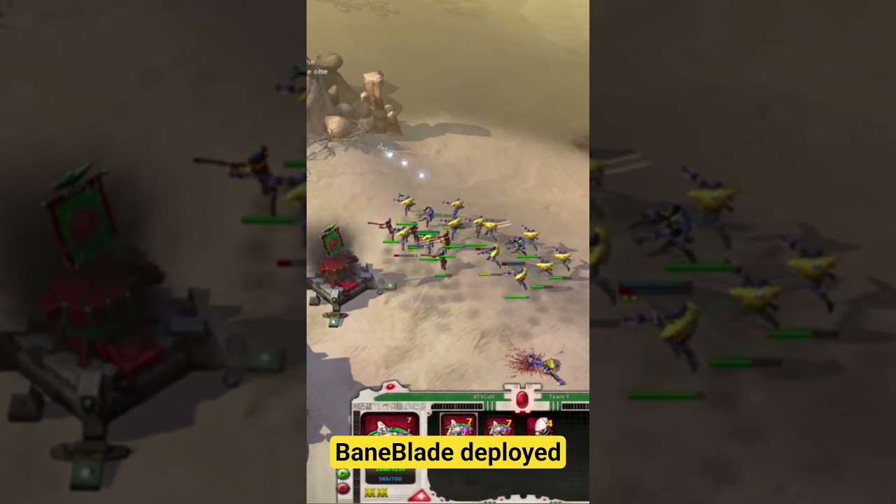 Бэйнблейд развернут против Эльдар под управлением команды #gaming #games #dawnofwardefinitiveedit...