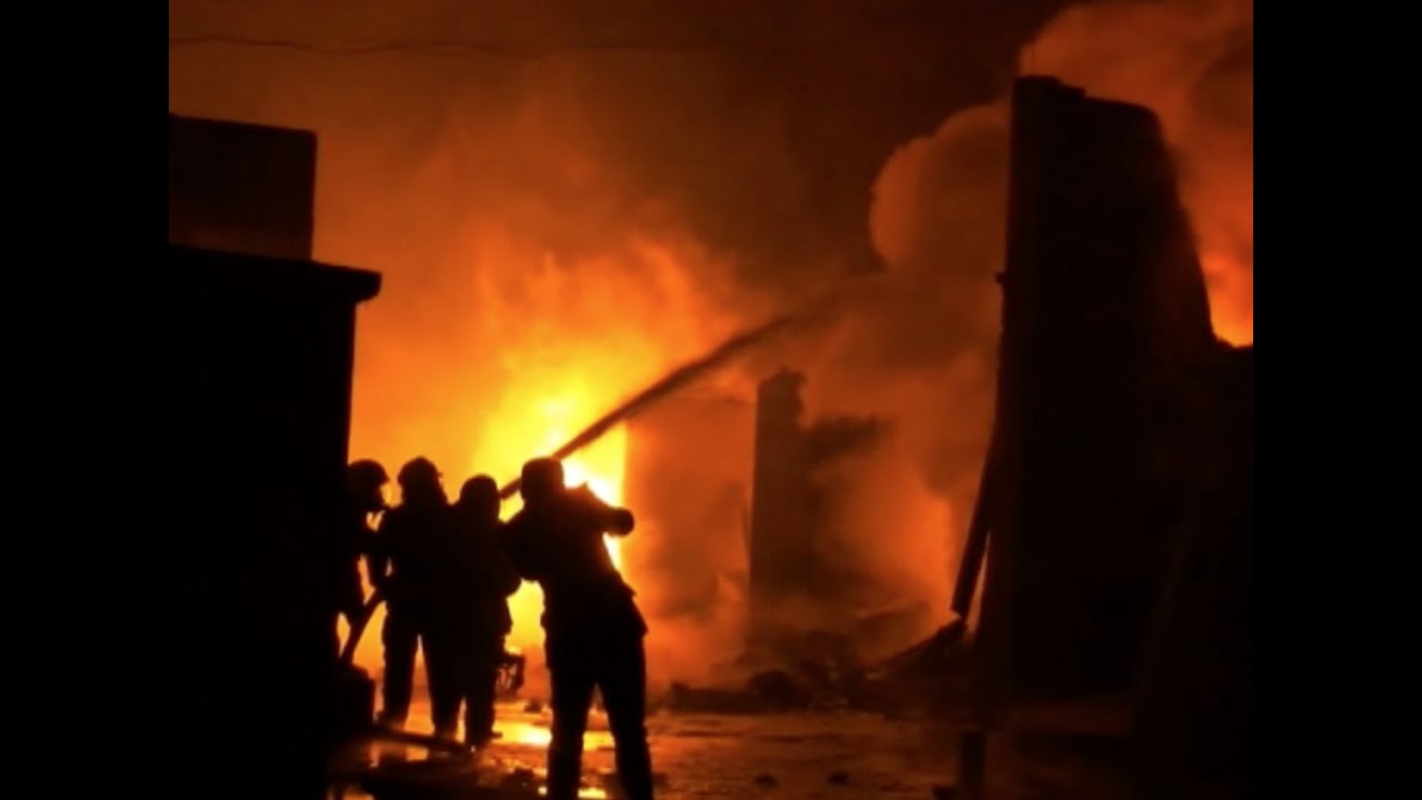 Central China Chemical Plant Fire under Control after Firefighters Battle Blaze